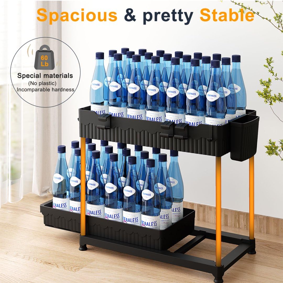 Two-Tier Under-Sink Sliding Organizer