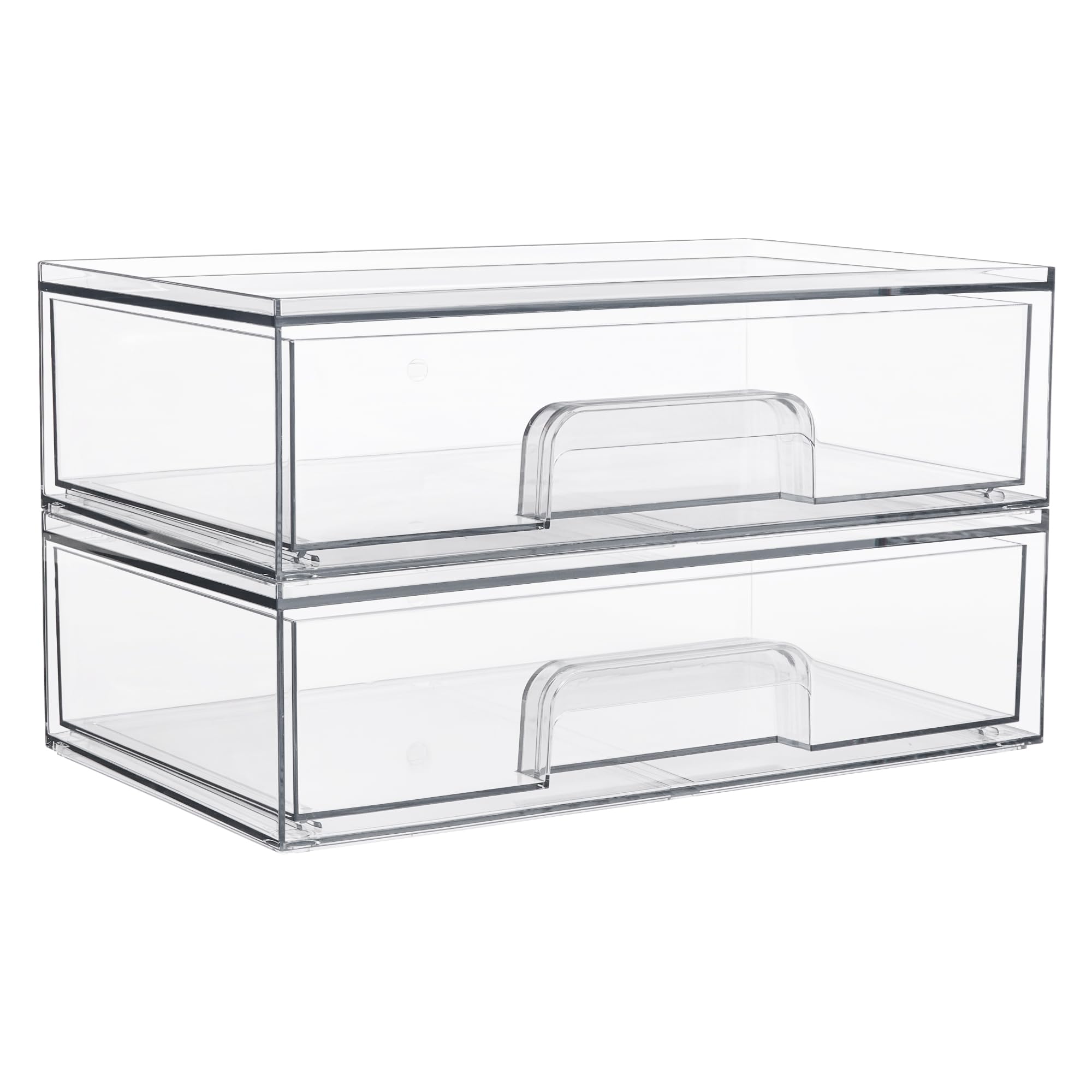 Elegant Clear Stackable Acrylic Drawers