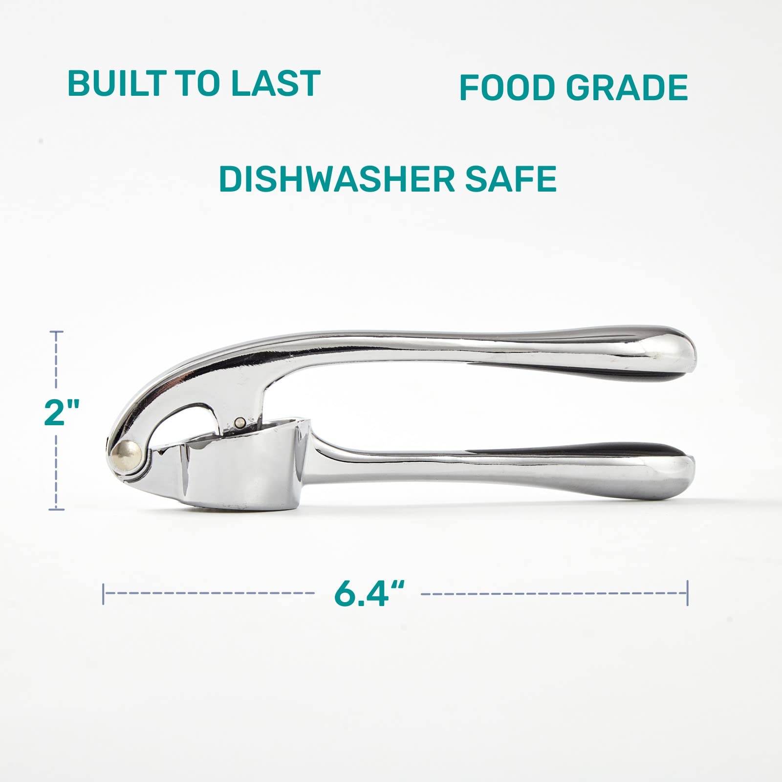 Premium Zinc Alloy Garlic & Ginger Press