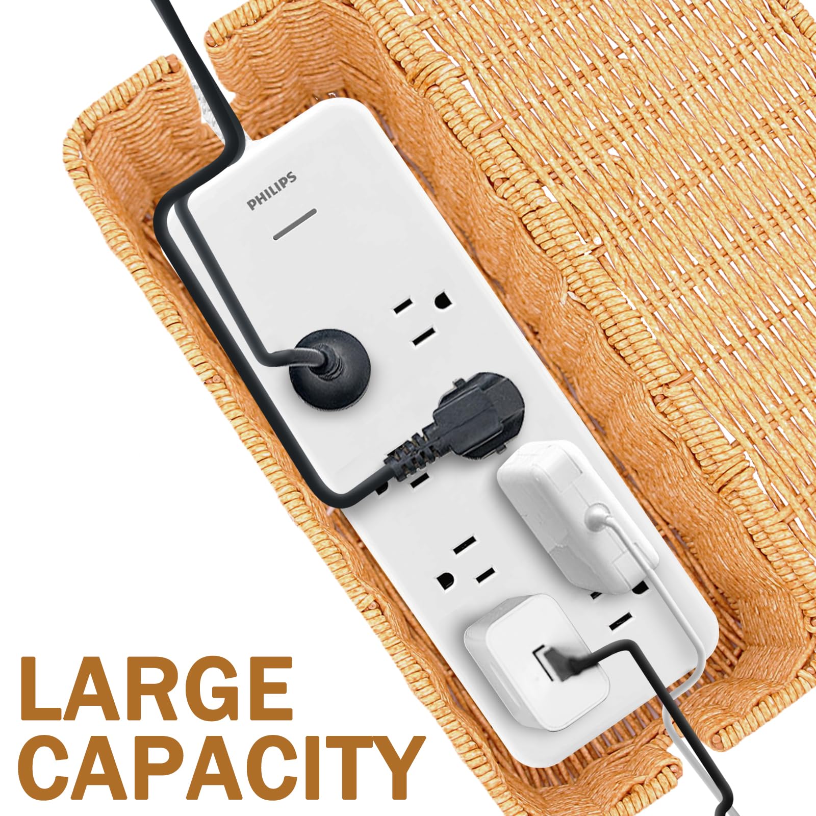 Handcrafted Woven Cable Management Box