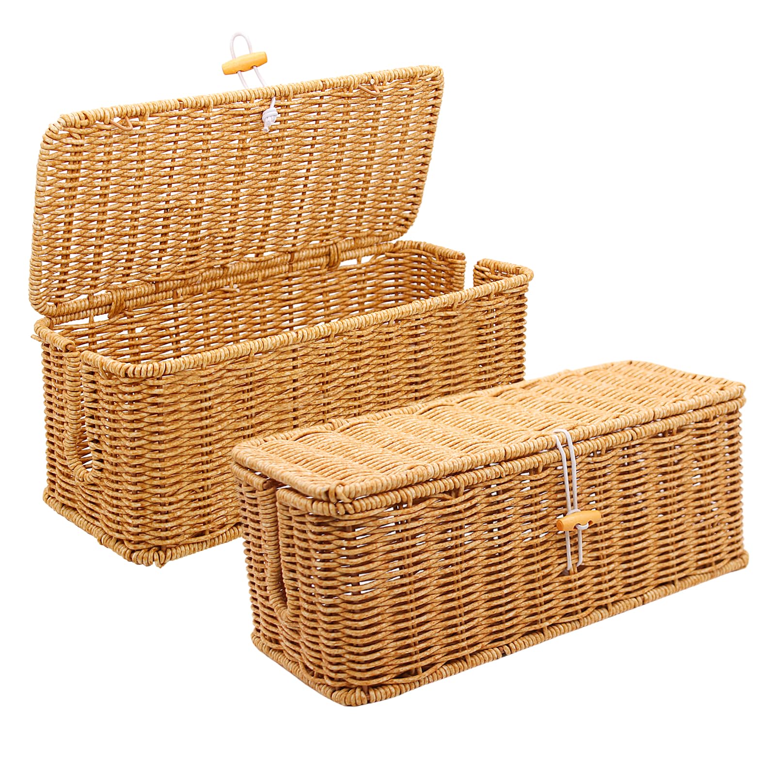 Handcrafted Woven Cable Management Box